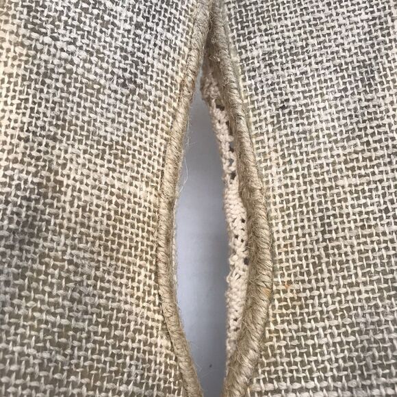 Rock & Candy by Zigi Baybreeze Espadrille Women's 9M Beige Crochet Floral Flats - Picture 11 of 12